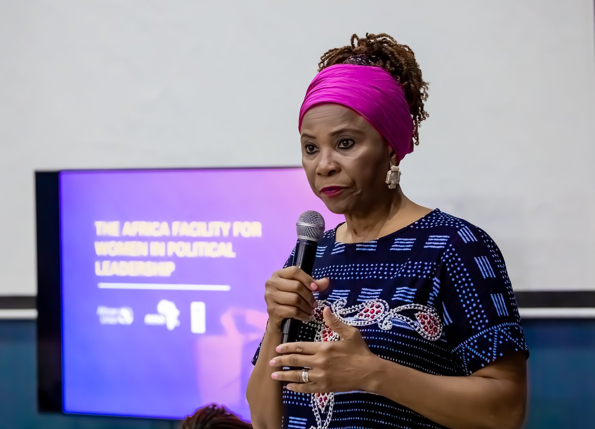 Our Africa Facility for Women in Political Leadership supports women’s representation in politics. 🌍

Today at #ExecutiveLeadershipGH, we joined women political leaders in Ghana 🇬🇭 for a frank conversation on what it takes to lead &amp; lift others.⤴️🔺

#LeadershipReImagined