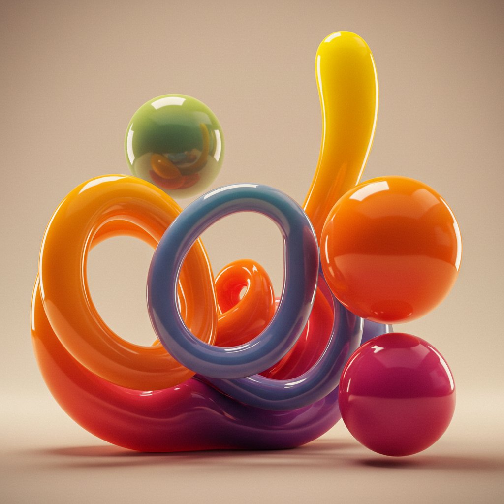 FractAI_pj's tweet image. 【FractAI Quiz #49】
This image was generated from a dictionary definition.

The AI guessed: play
Loops and bursts of color — as if movement and joy were captured in a single frozen gesture.

What word do you think inspired this image?
#FractAI #MetaLexicon #AIart #AIQuiz #Quiz