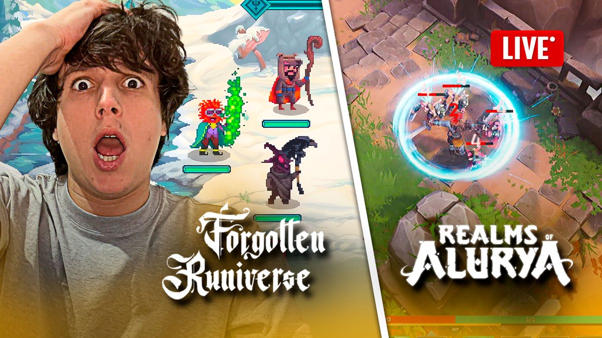cagyjan1's tweet photo. Live streaming @Ronin_Network play to earn games!

Itinerary:

@RuniverseGame - MMORPG
@RealmsOfAlurya - ARPG
@LastOdyssey_io - RTS 

1/2) Link below https://t.co/RAQlv40gGR