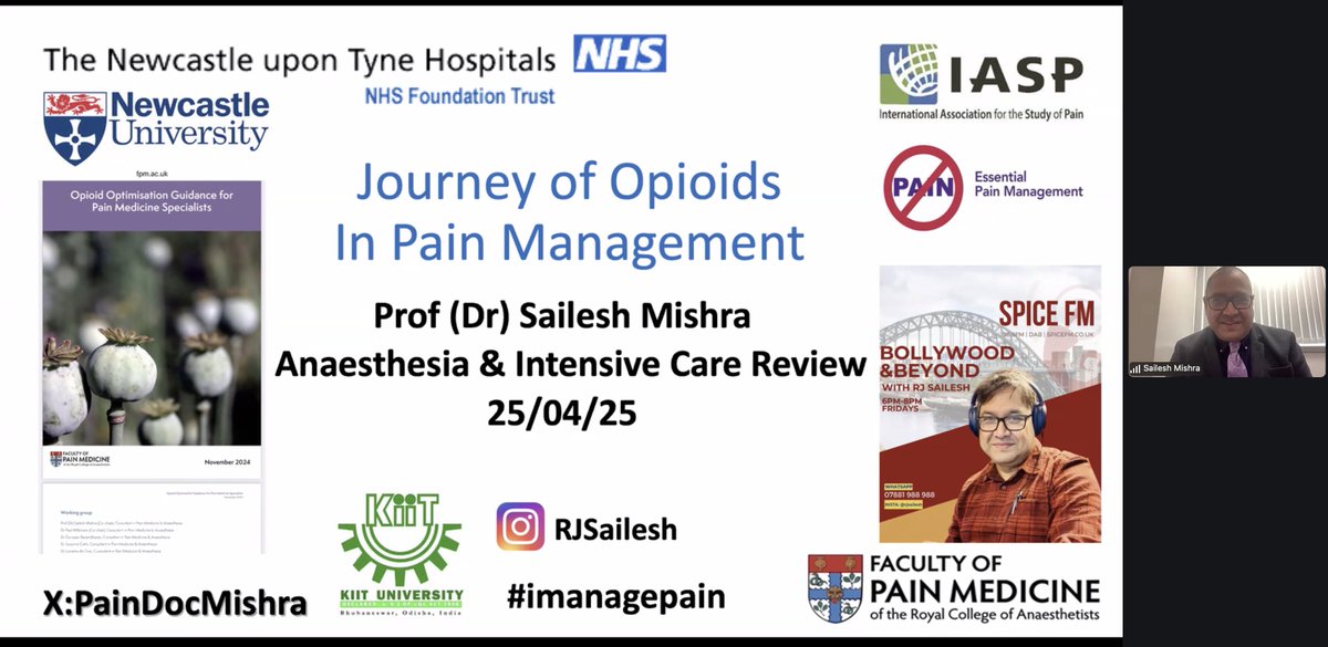 A-liNE (@_a_line_news) on Twitter photo Next talk is on the role of opioids in acute, chronic and cancer pain by <a href="/PainDocMishra/">Prof (Dr) Sailesh Mishra</a>
#AIR2025 Next talk is on the role of opioids in acute, chronic and cancer pain by <a href="/PainDocMishra/">Prof (Dr) Sailesh Mishra</a>
#AIR2025