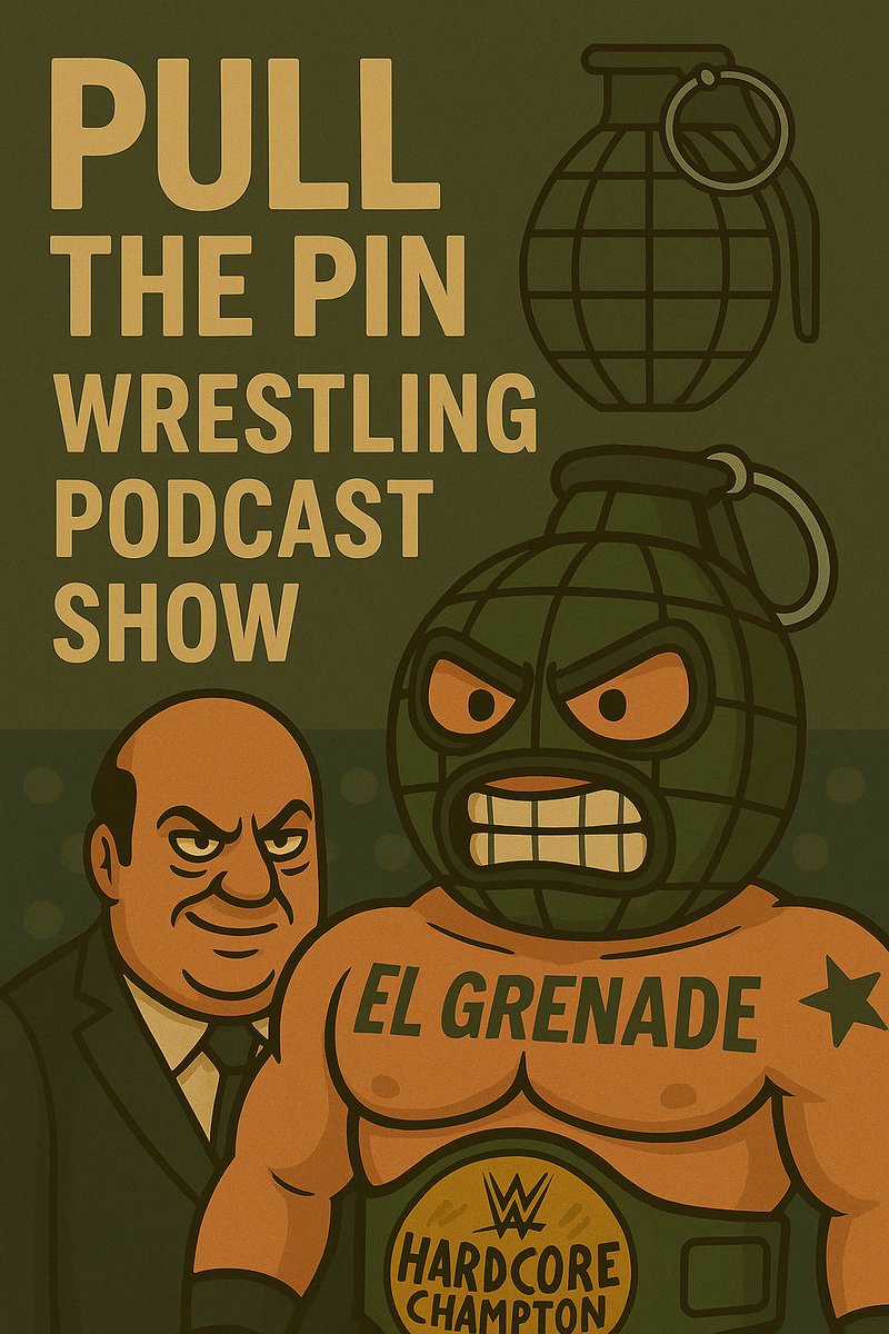 The 'Pull The Pin Wrestling Podcast incoming.....

Hosting by the self proclaimed Hardcore Lucha Champion El Grenadé &amp; Napalm! Brings that heat!

There could be a wiseman.

Follow for more news and updates 

BOOM 💥 
#wwe #wrestling #Wrestlingverse #wrestlingcommunity