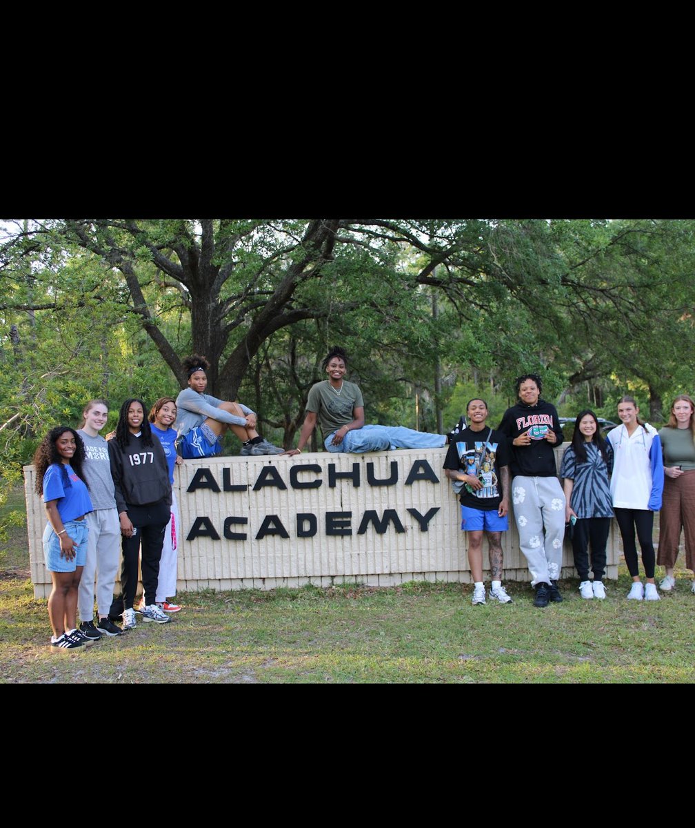 Yesterday reminded me that impact isn’t always loud, it's sometimes just showing up. Grateful to spend time with the girls at Alachua Academy with The VERB Kind and to be part of something bigger than my sport. 🧡 @FL_Victorious #FVFoundation
