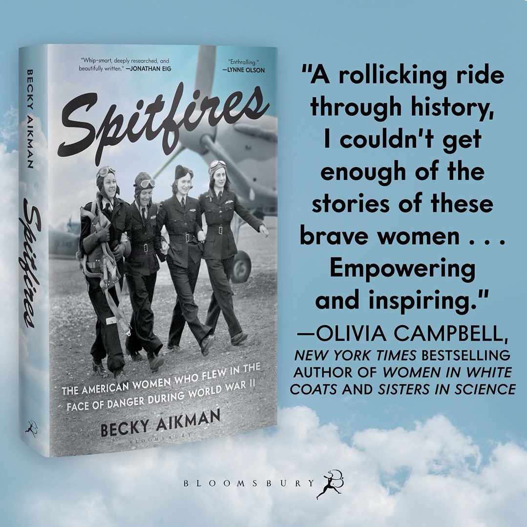 Olivia Campbell knows how to spin an exciting tale about women pioneers. I’m thrilled that she enjoyed the ride with the SPITFIRES heroines.