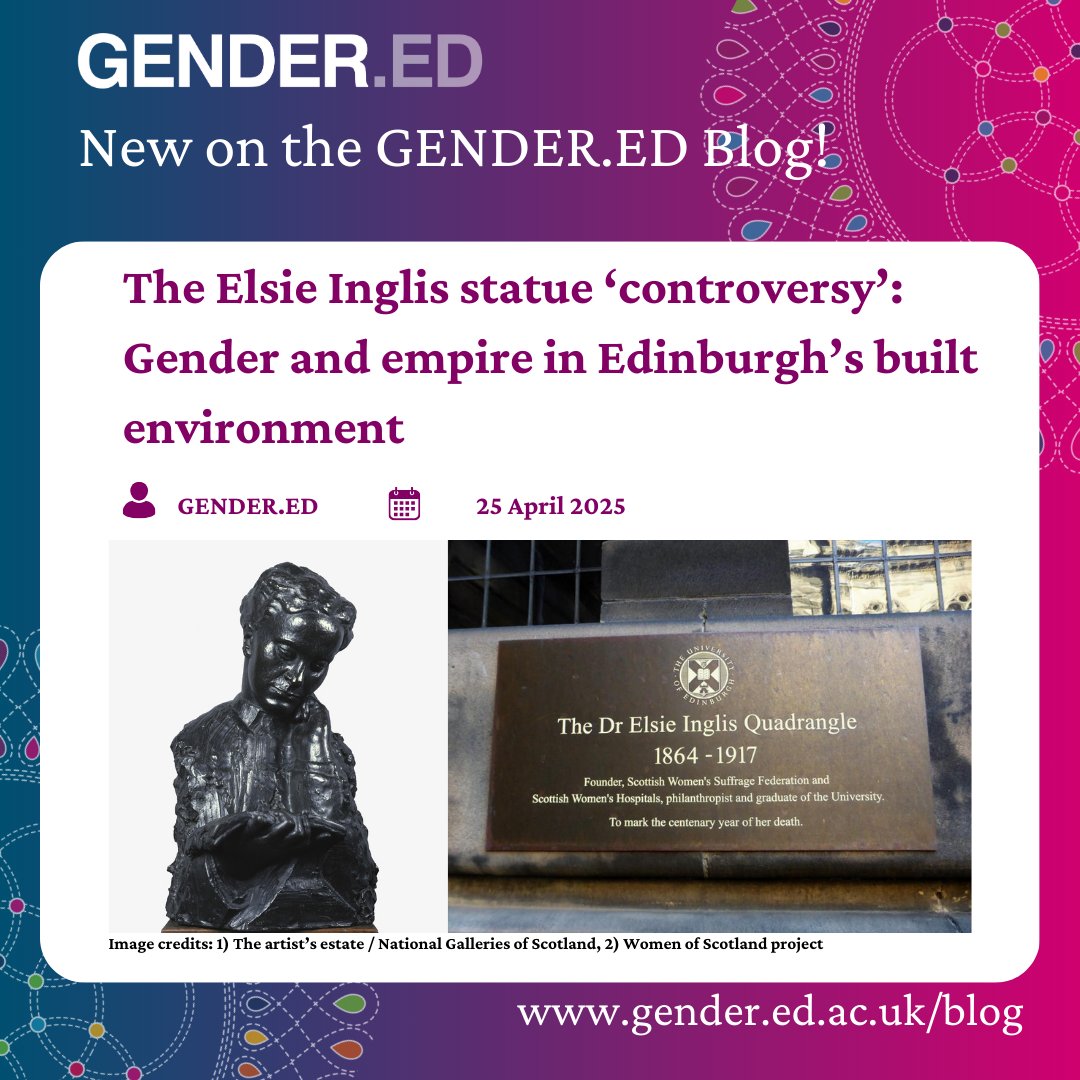 In today’s blog, Dr Simon Buck and Professor Roger Jeffery reflect on the controversy surrounding the Elsie Inglis statue and invite us to engage in a critical conversation about Edinburgh’s imperial history. bit.ly/430D8Hh