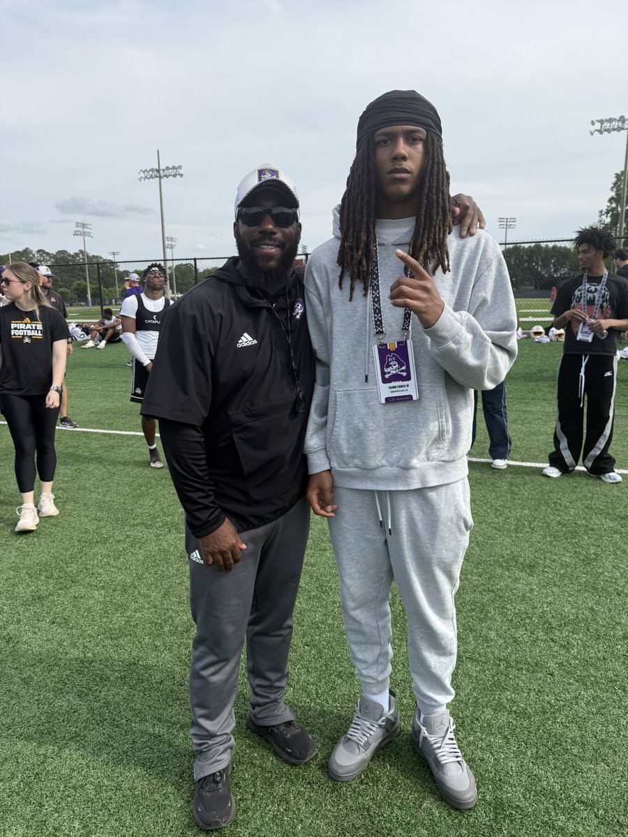 Shawn Church Jr (@jumpmanchurch) on Twitter photo Had a great time up in Greenville experiencing their spring practice. Nice atmosphere and I appreciate the hospitality from ECU! <a href="/CoachT_Will/">Tarron Williams</a> <a href="/Coach_B_Harrell/">Coach Blake Harrell 🏴☠️🏴☠️🏴☠️</a> <a href="/ECUPiratesFB/">ECU Football</a> #LetsRide Had a great time up in Greenville experiencing their spring practice. Nice atmosphere and I appreciate the hospitality from ECU! <a href="/CoachT_Will/">Tarron Williams</a> <a href="/Coach_B_Harrell/">Coach Blake Harrell 🏴☠️🏴☠️🏴☠️</a> <a href="/ECUPiratesFB/">ECU Football</a> #LetsRide