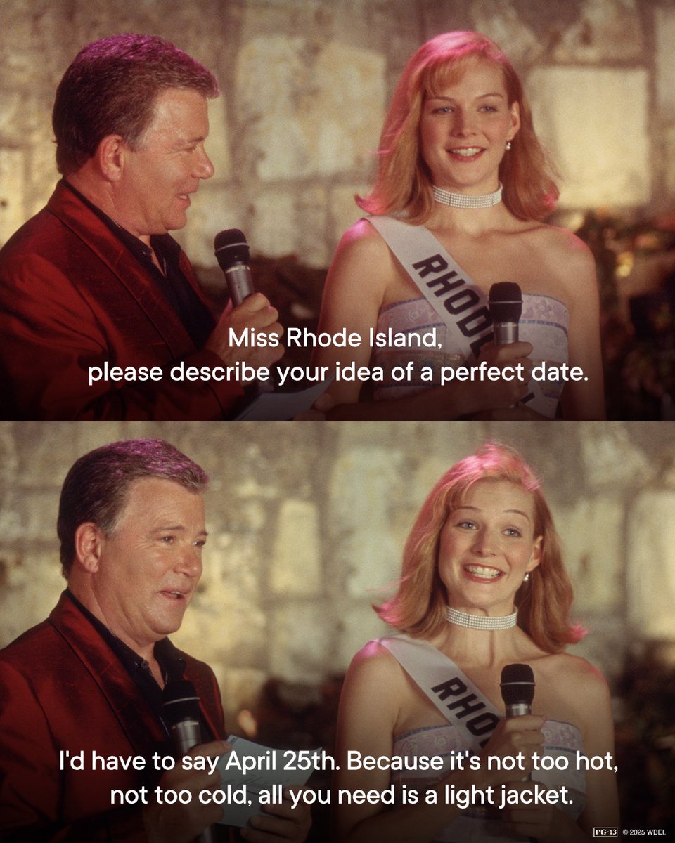 And April 25th was never the same again... 

🎬 MISS CONGENIALITY