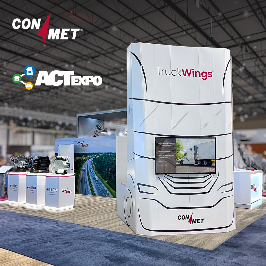 See what ConMet is bringing to #ACTExpo 2025: TruckWings active aero, the full eHub lineup, and expert insights from Dan Burrows and Marc Trahand.
Booth 5863. Anaheim. April 28–May 1.
bit.ly/4iQpz29

#ACTExpo #FreightEfficiency #SustainableTransport #ConMet #eMobility
