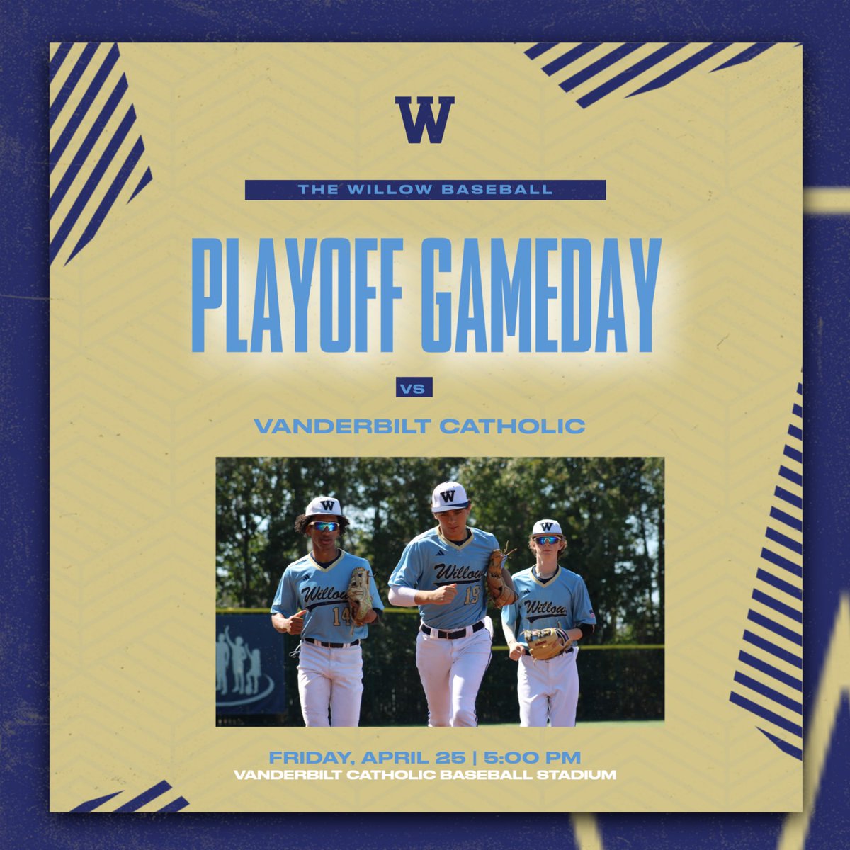 BACK AT IT‼️

⚾️- PLAYOFF GEAUX DAY 2
🆚- VANDERBILT CATHOLIC
📅- 4/25/2025
📍- VANDERBILT CATHOLIC 
⏰- 5:00 PM
#TRUST  #DAWG