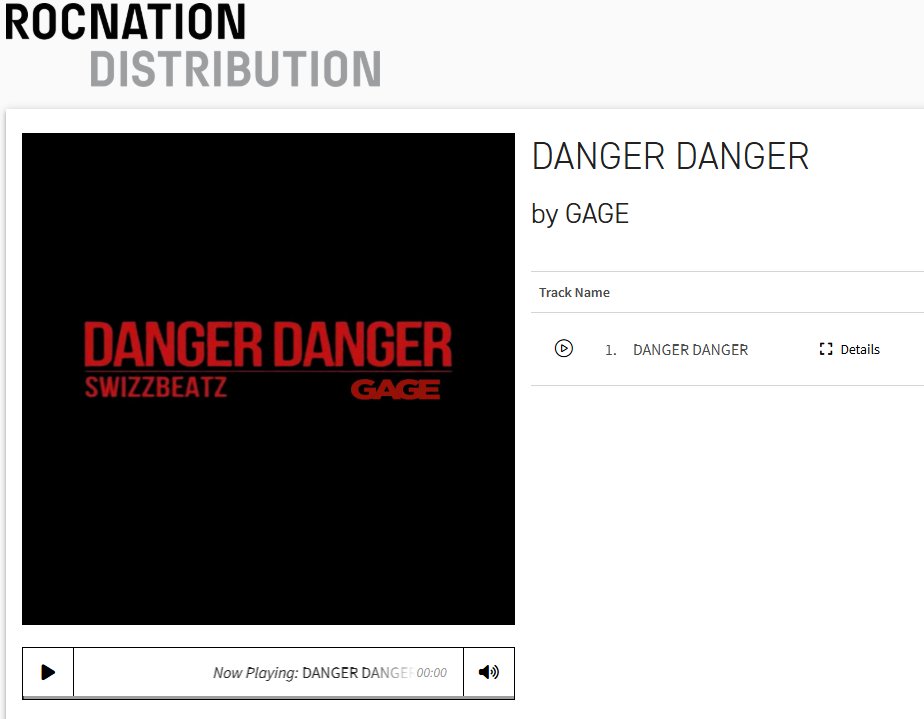 GAGEmusicx's tweet photo. #DangerDanger OUT NOW‼️

Powered by @RocNation Distro

LINK: https://t.co/8iWXyHP0Xe

#NewMusicFriday #music #HipHop https://t.co/ajhVghXMc8