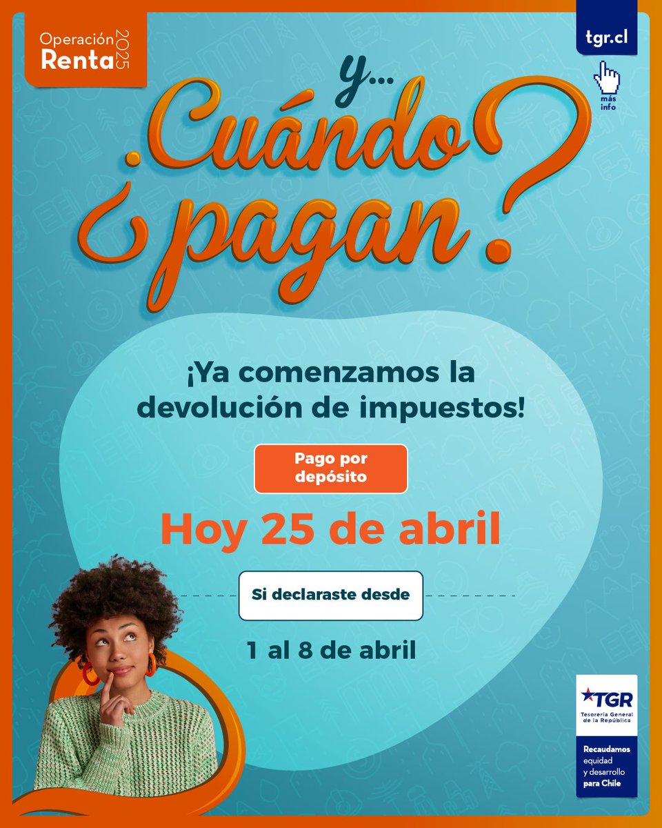 Tesorería General de la República tweet media