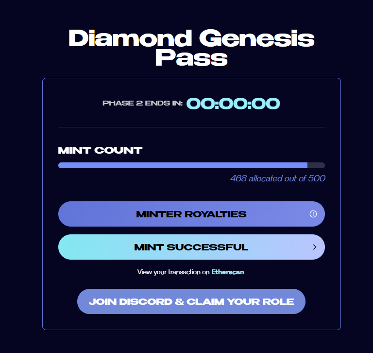 Minter royalties, Ex limit break game designer, and Factory nft model, no brainer mint <a href="/SonzaiLabs/">Sonzai Labs</a>