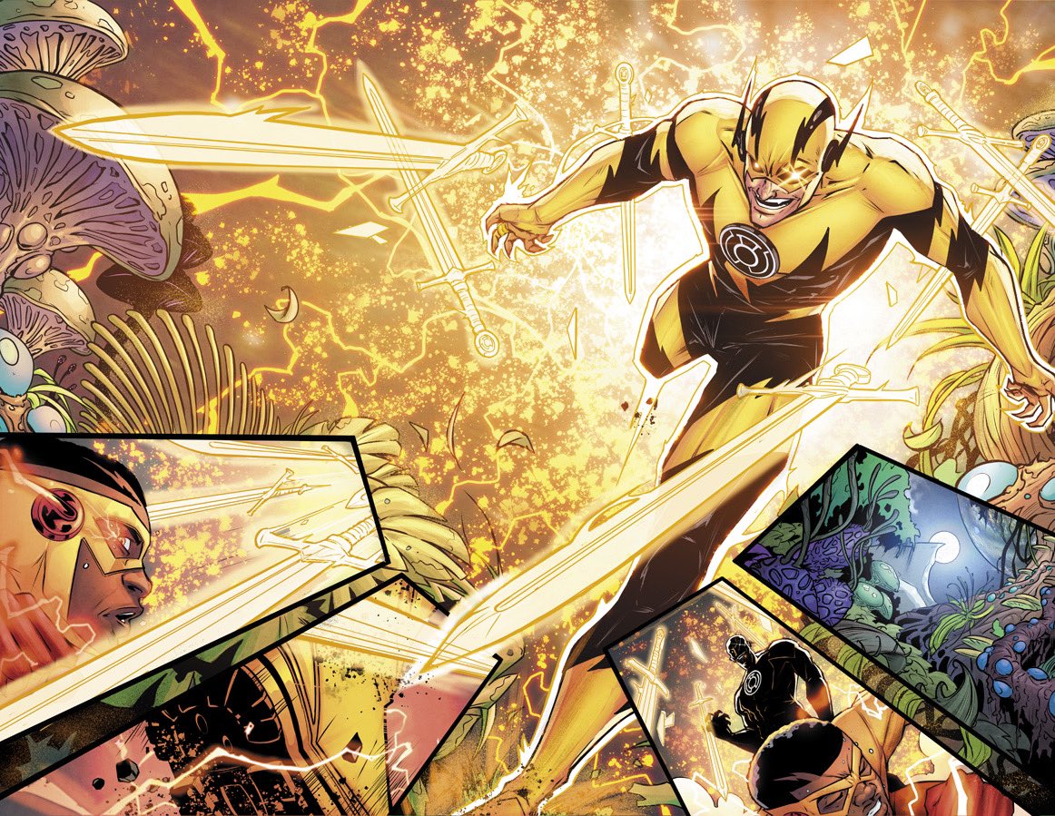 TravisMercer15's tweet image. Flash Friday!⚡️❤️💛
This Kid Flash Short was my first official Flash work for @dcofficial. It was part of the round robin challenge and was published as a backup in Superboy: man of steel number 2. Written by @BrandonEaston colors by @adalhouse edited by @katiekubert