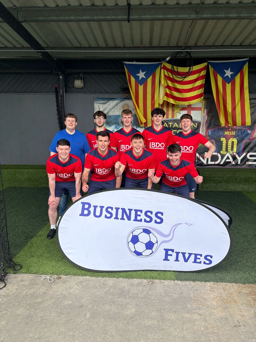 Business Fives (@businessfives) on Twitter photo Fantastic to welcome <a href="/BDONI/">BDO Northern Ireland</a> to the Business Fives All Britain Final in Leeds!
Raising £900 for <a href="/AirAmbulanceNI/">@AirAmbulanceNI</a> – brilliant support for an essential cause! ⚽️
#BusinessFives #Leeds Fantastic to welcome <a href="/BDONI/">BDO Northern Ireland</a> to the Business Fives All Britain Final in Leeds!
Raising £900 for <a href="/AirAmbulanceNI/">@AirAmbulanceNI</a> – brilliant support for an essential cause! ⚽️
#BusinessFives #Leeds