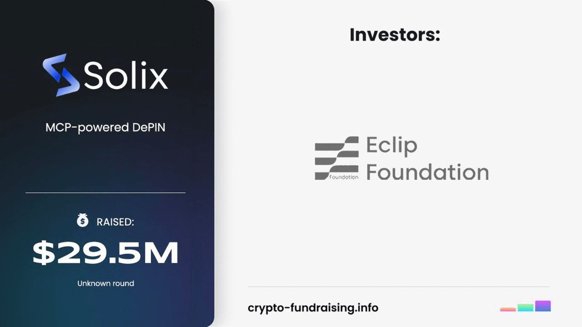 早期测试版 - 开始参与Solix空投挖矿

完成简单的社交任务，把闲置的网络变成被动收入，开始赚取积分

- 已筹集2900万美元
- 零成本

立即开始：

去中心化物理基础设施网络（DePIN）协议可能是目前参与空投挖矿的简便方法（你只需要一台笔记本电脑和网络连接）