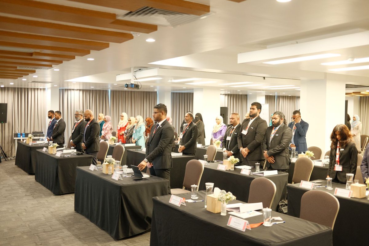 Standing in solidarity with <a href="/PalestineRCS/">PRCS</a>, MRC observed a moment of silence during the 13th General Assembly, in tribute to the lives lost at the frontline of humanitarian response.

We continue to call for the protection of humanitarians, civilians and health services under IHL.