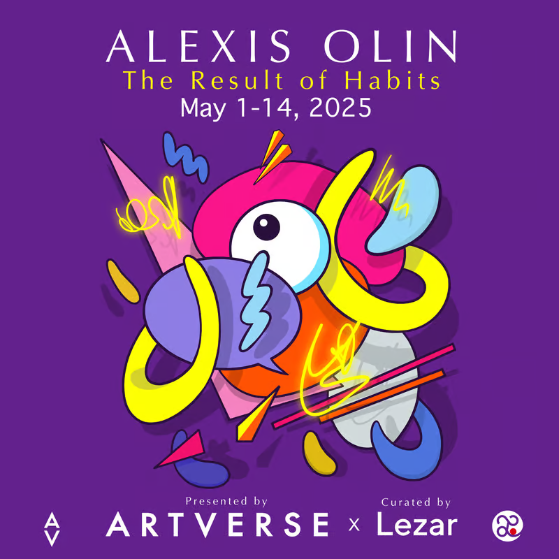 Artverse (@artverseparis) on Twitter photo gm 🤍
Solo Show by <a href="/alexisolinart/">Alexis Olin</a> is coming to <a href="/ArtverseParis/">Artverse</a> ! 🎉
In collaboration with <a href="/LezarHouse/">Lezar House</a>.
"The Result of Habits".
Opening night: May 1st,, 6pm-9pm.
Book 👇👇👇 gm 🤍
Solo Show by <a href="/alexisolinart/">Alexis Olin</a> is coming to <a href="/ArtverseParis/">Artverse</a> ! 🎉
In collaboration with <a href="/LezarHouse/">Lezar House</a>.
"The Result of Habits".
Opening night: May 1st,, 6pm-9pm.
Book 👇👇👇