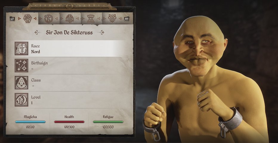 Sir Jon De Sikteruss of Ghalle-Stone

#OblivionRemastered  #Bethesda