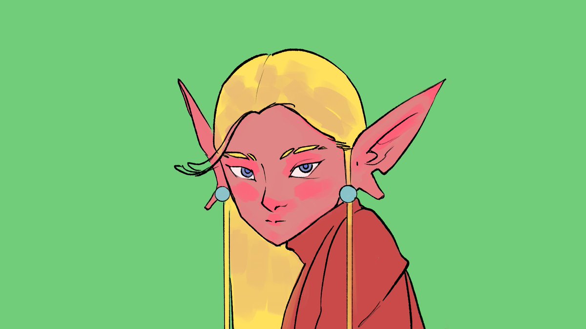 illuspectrum's tweet photo. Trying fun colours with this elf girl 🧝‍♀️✨
#colour #elf #fantasy #elves #illustration https://t.co/ErxJVr9UZO