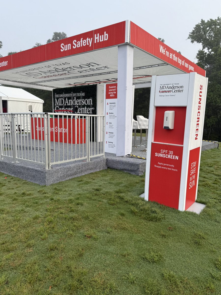 KaiserKels's tweet photo. @MDAndersonNews is the official Sun Safety and Volunteer  Program sponsor for this year’s @Chevron_Golf Championship in The Woodlands at @theclubatcw. 

#EndCancer https://t.co/bRGJpk0hUj