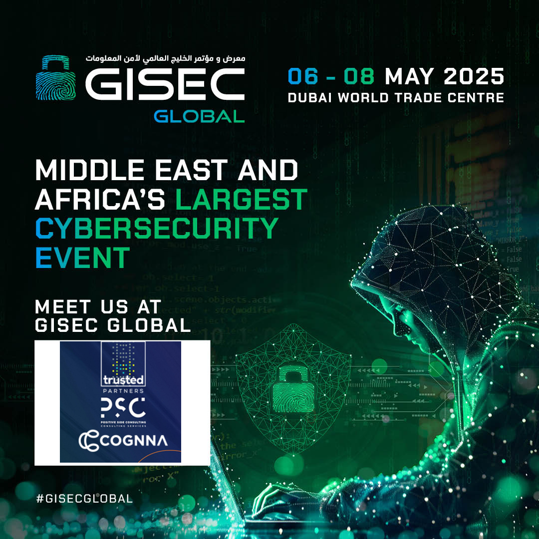 *The future of cyber defense is here. COGNNA is proud to announce its participation 
at GISEC Dubai 2025,  Agentic AI Platform—
the first self-directed AI that anticipates, adapts, and neutralizes threats autonomously.
📍 Visit us at Booth H15 
Date : 6 to 8 May 
Register NOW 
🔐
