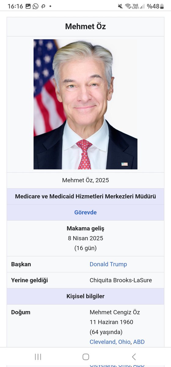 Trump dan sonraki ABD başkanı. Bu benim yüksek olasılık tahminim dir.