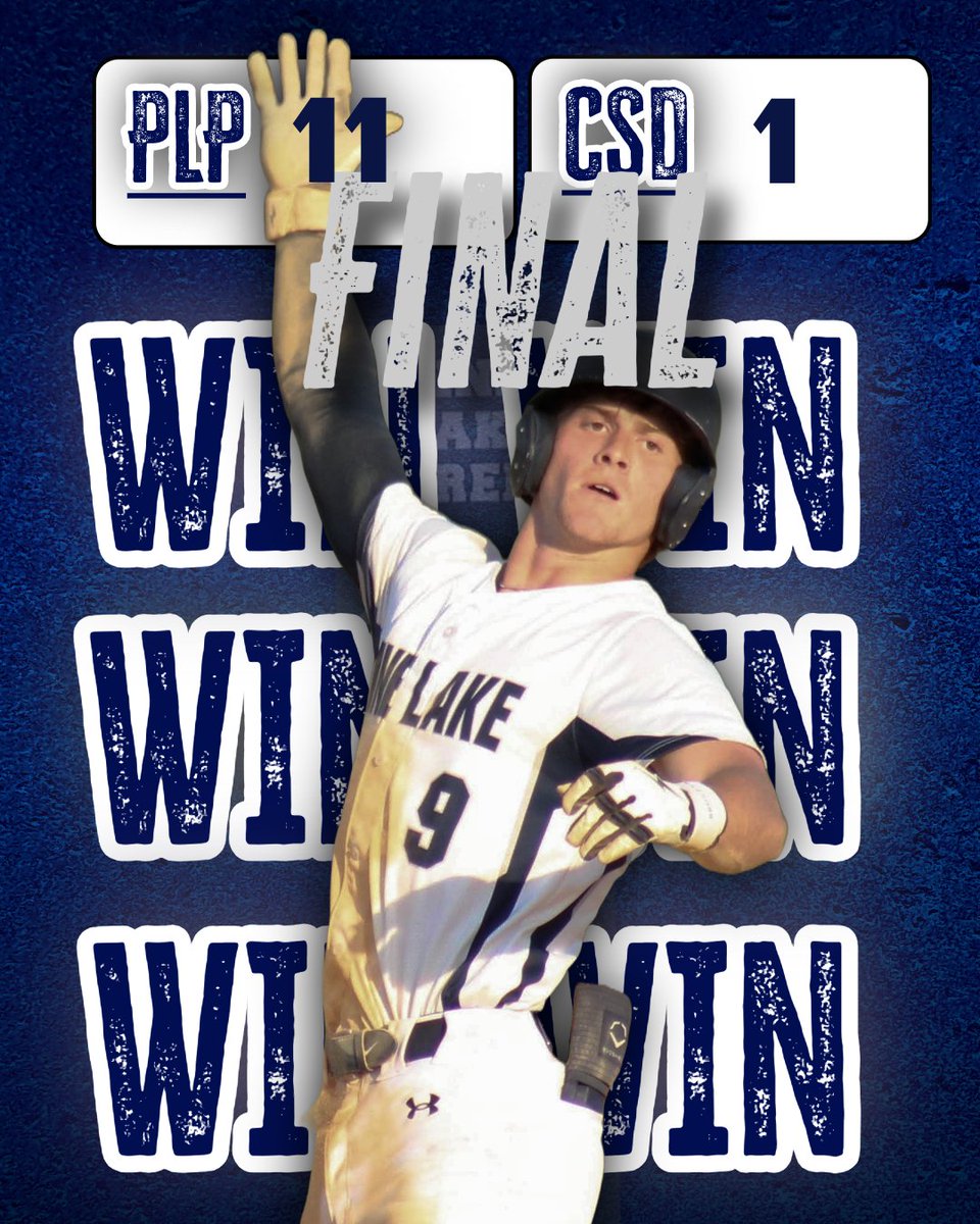 BaseballPlp's tweet photo. 💥 BOOM!  Down goes CSD! @PLP_Athletics https://t.co/11VdLoo7v5