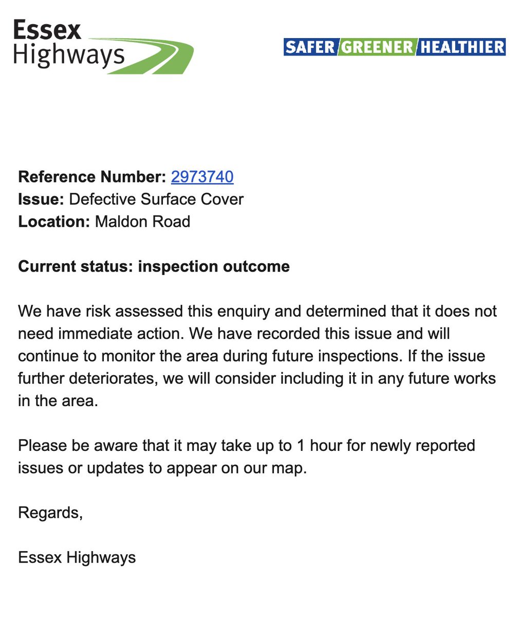 Colchester Cycling Campaign (@campaigncycling) on Twitter photo We wonder if anyone from <a href="/essexhighways/">Essex Highways</a> really understands the risk a defect like this poses to cyclists We wonder if anyone from <a href="/essexhighways/">Essex Highways</a> really understands the risk a defect like this poses to cyclists