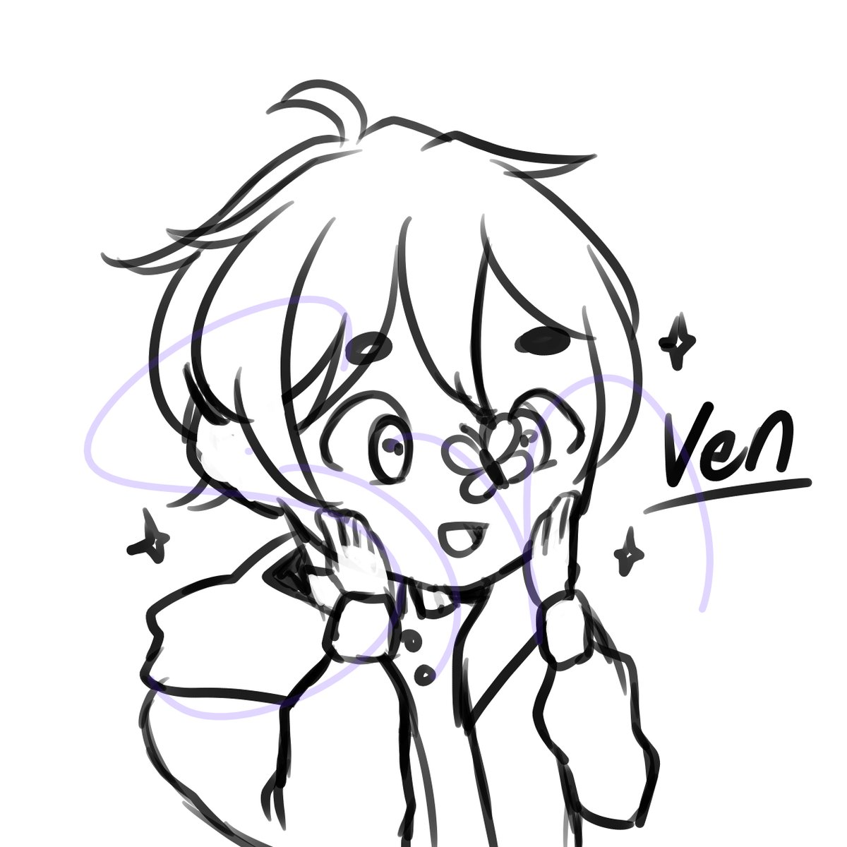 Sketched Mr. <a href="/VenniePops/">Vennie</a> on stream and bro-

I DREW HIM LIKE A LITTLE GOOBER