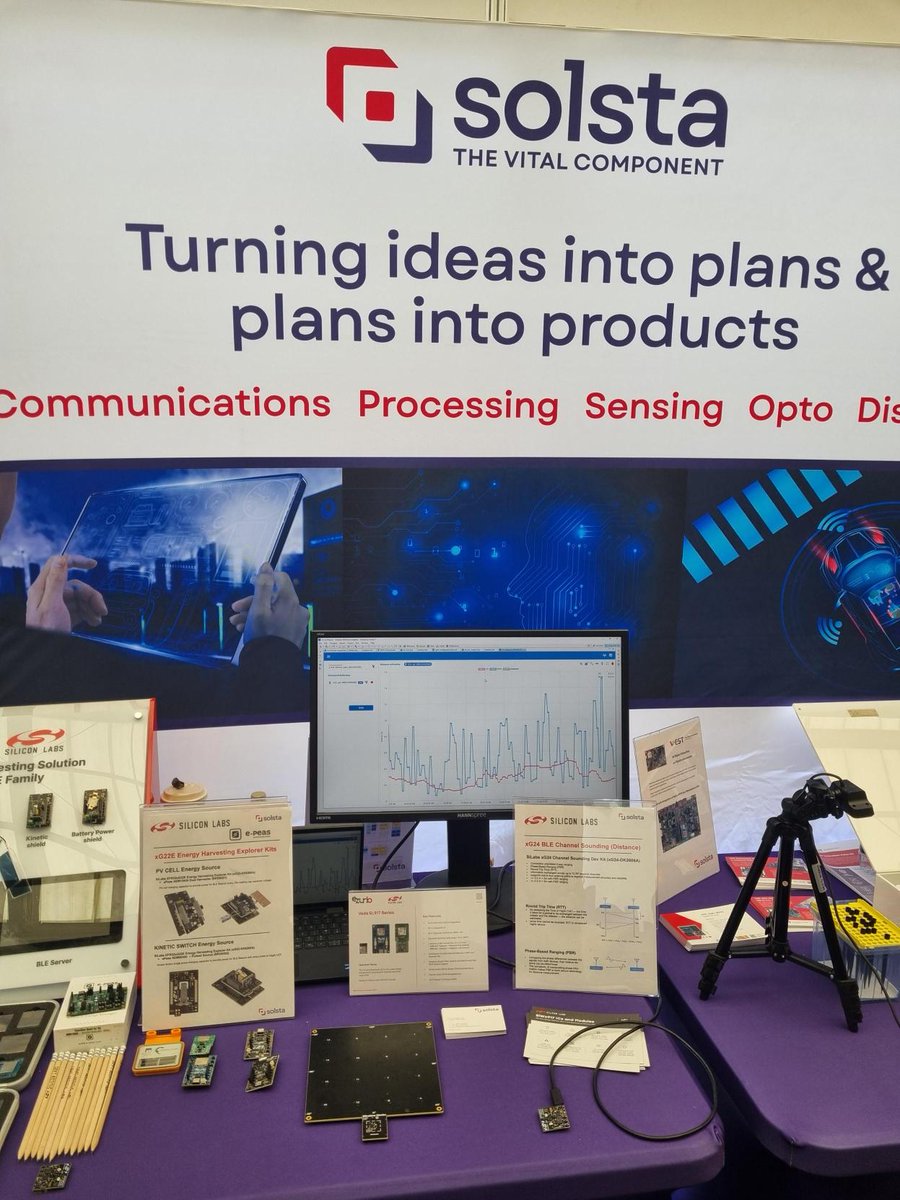 Ezurio (Formerly Laird Connectivity) (@ezurio_llc) on Twitter photo We partnered with <a href="/Solsta/">Harry Watson</a> and <a href="/siliconlabs/">Silicon Labs</a> at #HardwarePioneers in London to showcase the recently launched VedaSL917 Connect MCU. The Veda SL917 is a breakthrough low-power solution that leverages Silicon Labs’ SiWx917 chipset that enables both SoC customizable modules and We partnered with <a href="/Solsta/">Harry Watson</a> and <a href="/siliconlabs/">Silicon Labs</a> at #HardwarePioneers in London to showcase the recently launched VedaSL917 Connect MCU. The Veda SL917 is a breakthrough low-power solution that leverages Silicon Labs’ SiWx917 chipset that enables both SoC customizable modules and