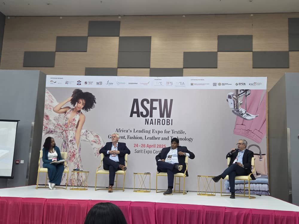 Destaplc's tweet photo. Day 2 of ASFW Nairobi - Africa Sourcing and Fashion Week started with an excellent insight and panel discussion on African Growth and Opportunity Act (AGOA) Tariffs and the New US Administrative Approach. 

📍Meet us at Booth No. DESTA PLC- D10 
📆 Save the Date! 24-26 April 2025 https://t.co/yHr4Pn5r3A