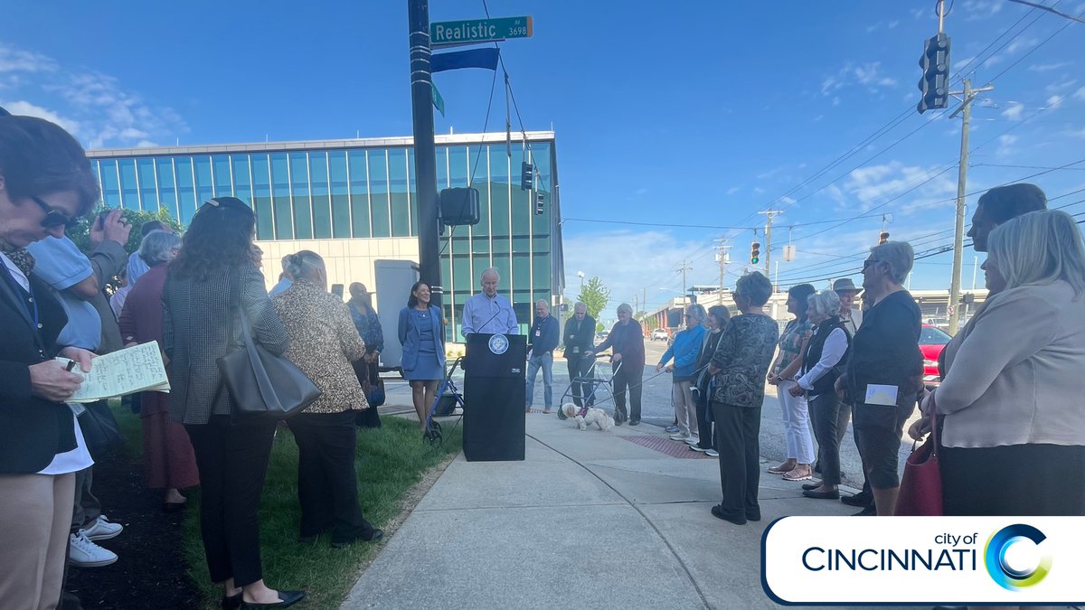 CitiCable's tweet image. This week, an honorary street renaming ceremony was held at Dana &amp;amp; Realistic Avenue, designating the location as Beverly Kinney Way in recognition of her lasting community impact. Watch the full event here: vimeo.com/1078437933