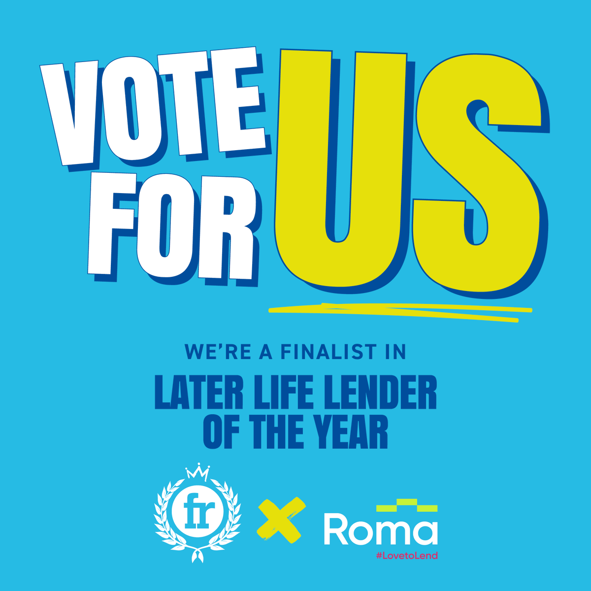 Brokers - We’re finalists at the #FRA25 in the Later Life Lender of the Year category!
We’d love your vote to help us win: bit.ly/42ticsj