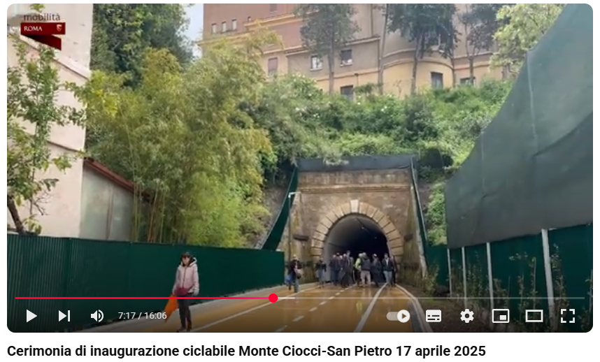 GreenwaysEurope's tweet photo. 📢Inauguration of the Monte Ciocci-San Pietro cycle &amp; pedestrian path #Rome🇮🇹
🛤️Refurbished tunnel &amp; the railway viaduct transformed into a fantastic urban #greenway
💛Great way to access St. Peter's 🚴‍♂️🚶🌱🌼
📽️https://t.co/EPmOuQdQ1o
Big congrats! @Roma @fsitaliane #Jubilee2025 https://t.co/hDw8E30l8i