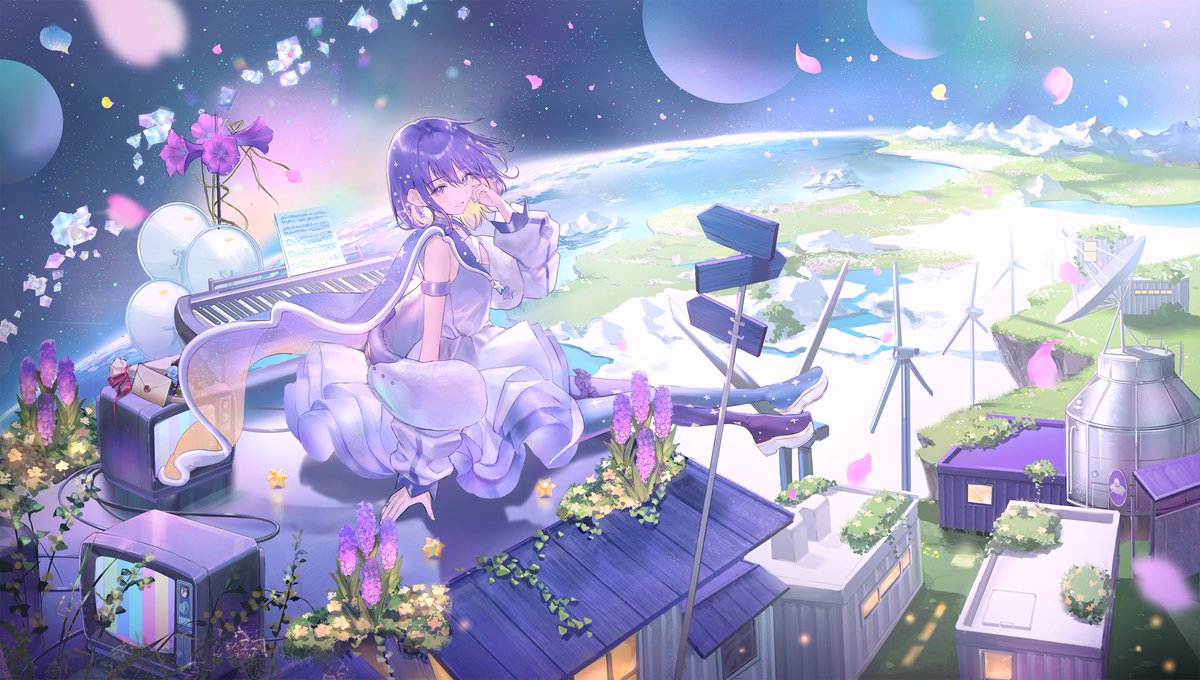 S__hiho42's tweet photo. -ˏˋ お知らせ① ´ˎ-

新キービジュアル 公開！🪐
Illustration : #yur1ca_ https://t.co/lqhBBm98uW