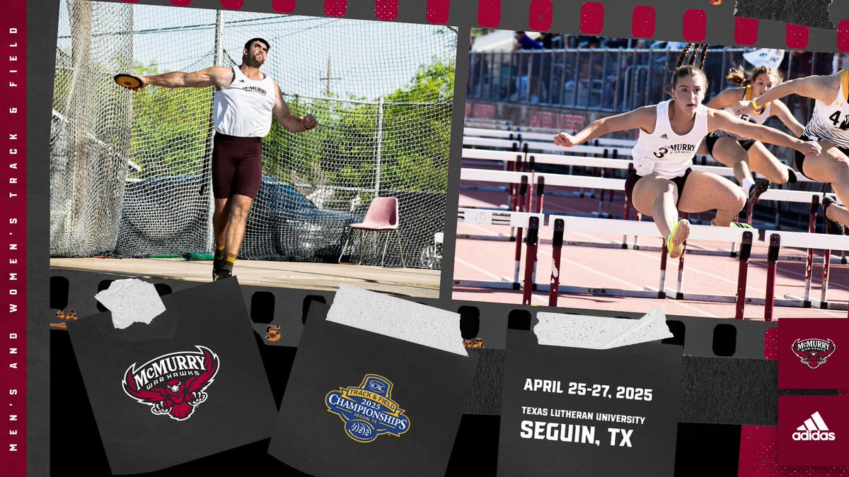 SCAC Track &amp; Field Championships!!
📍Seguin, TX
🏟️Bulldog Stadium
🗓️April 25-27
🎥tinyurl.com/52ms592t
📋tinyurl.com/y5r3azcv
