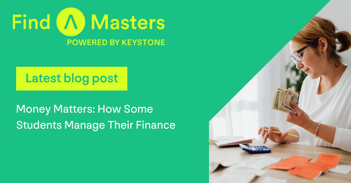Worried about how you’ll manage your money during your Masters? ⚖️💰

We spoke to some students about how they managed their finances during their UK Masters to show how it can be done ➡️ findamasters.com/blog/11019/mon…