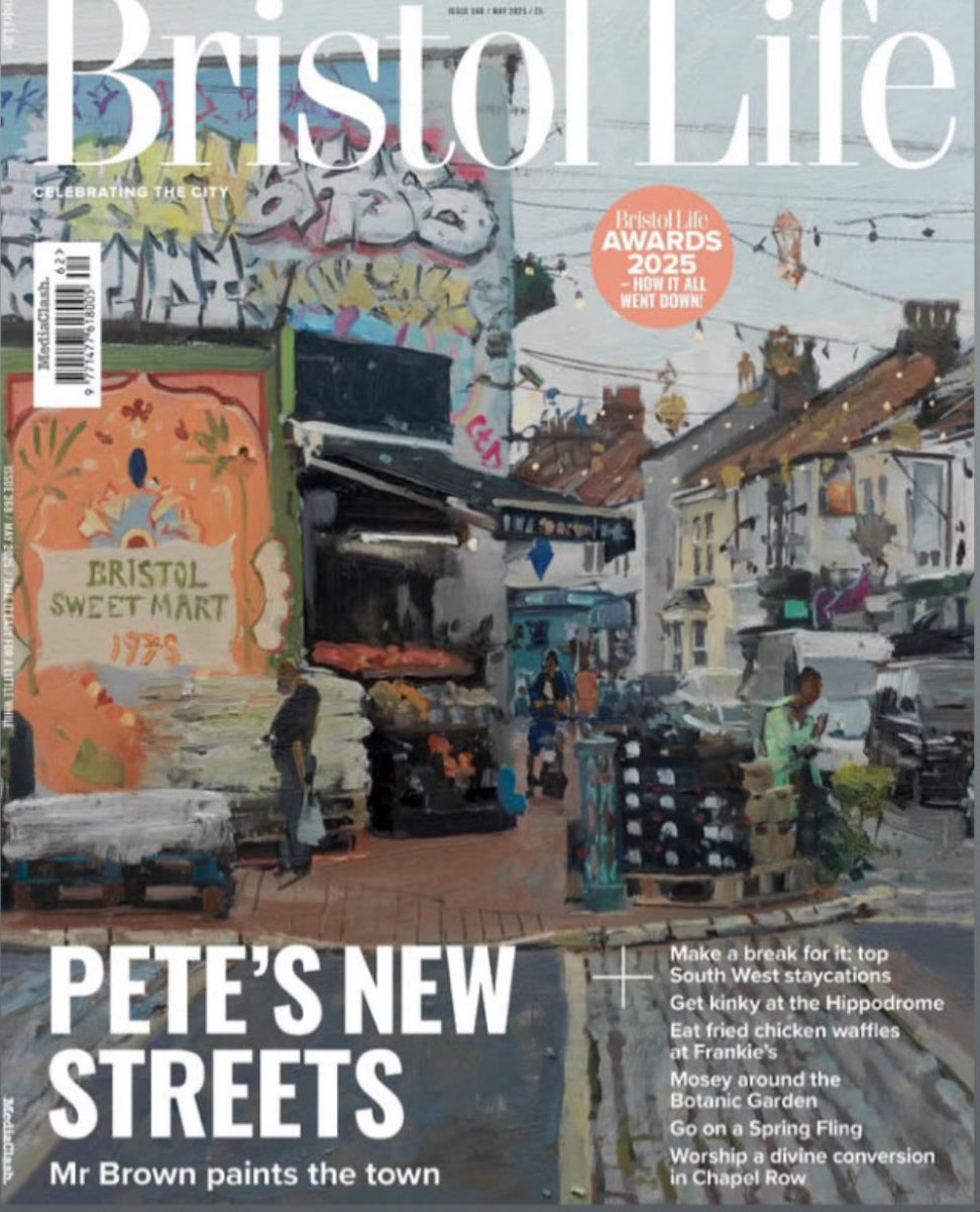 Bristol Life Mag (@bristollifemag) on Twitter photo Very lovely new issue for you today, starring the amazing new paintings of <a href="/Petethestreet1/">Peter Brown (Pete The Street)</a> . Lots more inside, head over to our <a href="/BristolLifeMag/">Bristol Life Mag</a> instagram page for more details Very lovely new issue for you today, starring the amazing new paintings of <a href="/Petethestreet1/">Peter Brown (Pete The Street)</a> . Lots more inside, head over to our <a href="/BristolLifeMag/">Bristol Life Mag</a> instagram page for more details