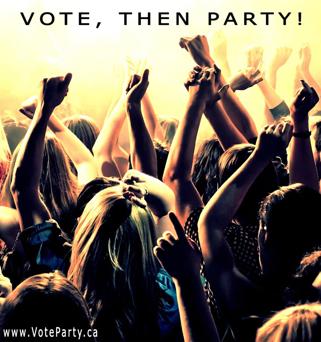 VotePartyCanada's tweet photo. Make a #VoteDate with a non-voter and help them vote on April 28th! https://t.co/DVqtEUUXp3 (please share/thank you!) @drake #elxn45 https://t.co/lV93kSbOJf