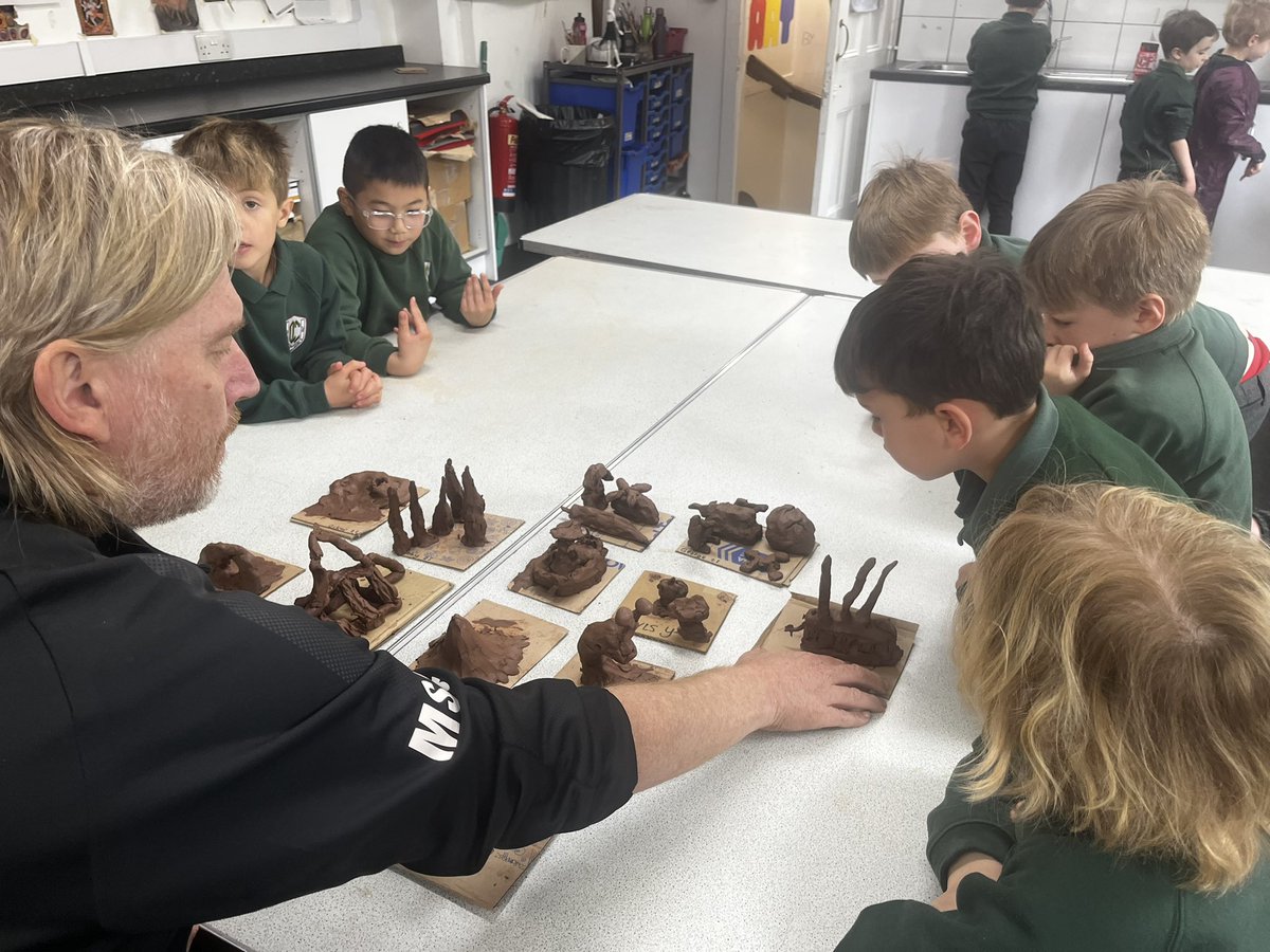 CCJuniorY2's tweet photo. #CCJYear2 boys looked at the artist Henry Moore and created their own modern style clay sculptures. #CCArt #CCJuniors #CCThrive https://t.co/IGWqPLkLYK
