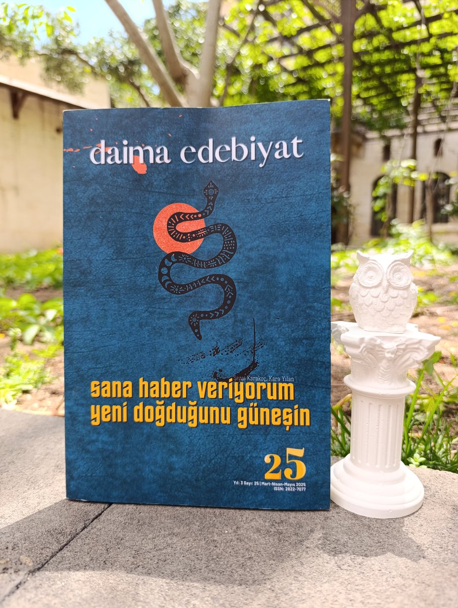 Daima Edebiyat'ın 25. sayısı matbaadan çıktı, okurlarının adresine ulaşmaya devam ediyor. Dergimizi aşağıdaki linkten temin edebilirsiniz:
dergipo.com/urun/daima-ede…