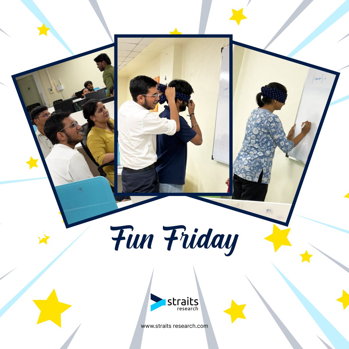 🎯 Fun Friday 🎯

To wrap up the week on a creative note, we hosted a lighthearted team activity: Blindfold Drawing Challenge! 🎨One team member, blindfolded. One object to draw. The rest? Guessing, laughing, and cheering them on!

#teambuilding #workplaceculture #funfriday