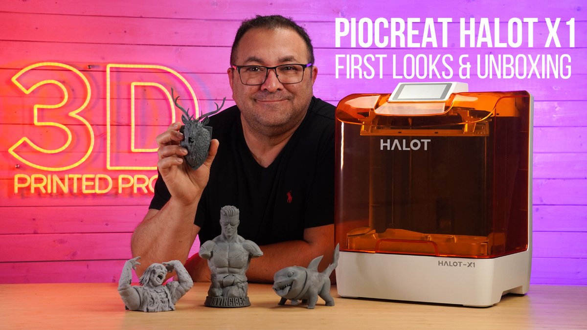 3DPrintedProps's tweet image. New Video UP! 🔥
PioCreat3D Halot X1 3D Resin Printer First Looks youtu.be/eTXicdSVP1E?si…
In this video I unbox, do some test prints & discuss its specs & features. This thing has a couple things I've never seen on a resin printer. @Piocreat_3D #3DPrinting