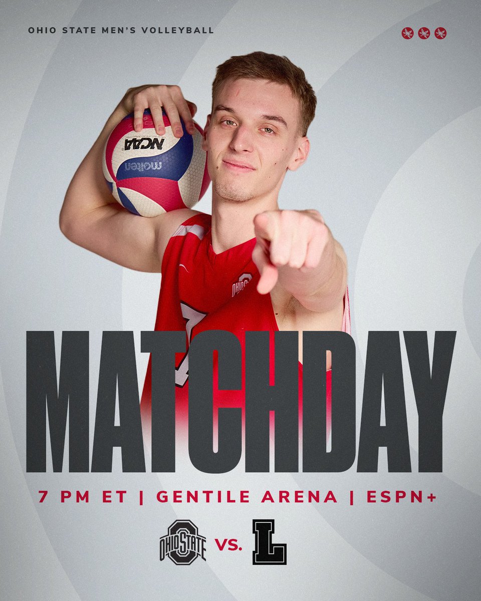 🏐 MATCH DAY!
2025 MIVA Final
🆚 at Loyola Chicago (<a href="/RamblersMVB/">Loyola Men's Volleyball</a>)
⏰ 7 p.m. ET
🎟️ Order Here
📍 Gentile Arena
📺 ESPN+/ go.osu.edu/C43K
📊 go.osu.edu/C43N
🕸️🗒️ go.osu.edu/C424

#GoBucks