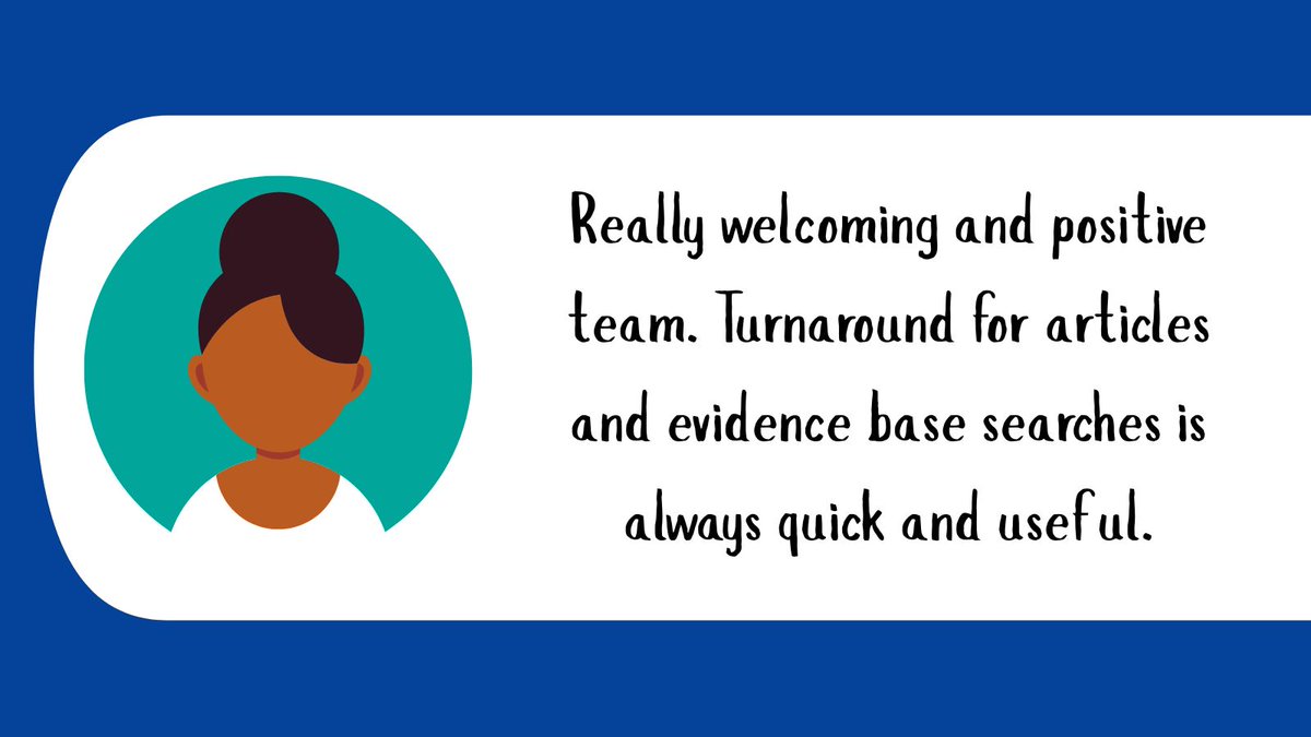 🌟 We're thrilled to get such positive feedback about our service! 

Get in touch to discuss how we can support you and your team with evidence and information ✍️

#FeedbackFriday