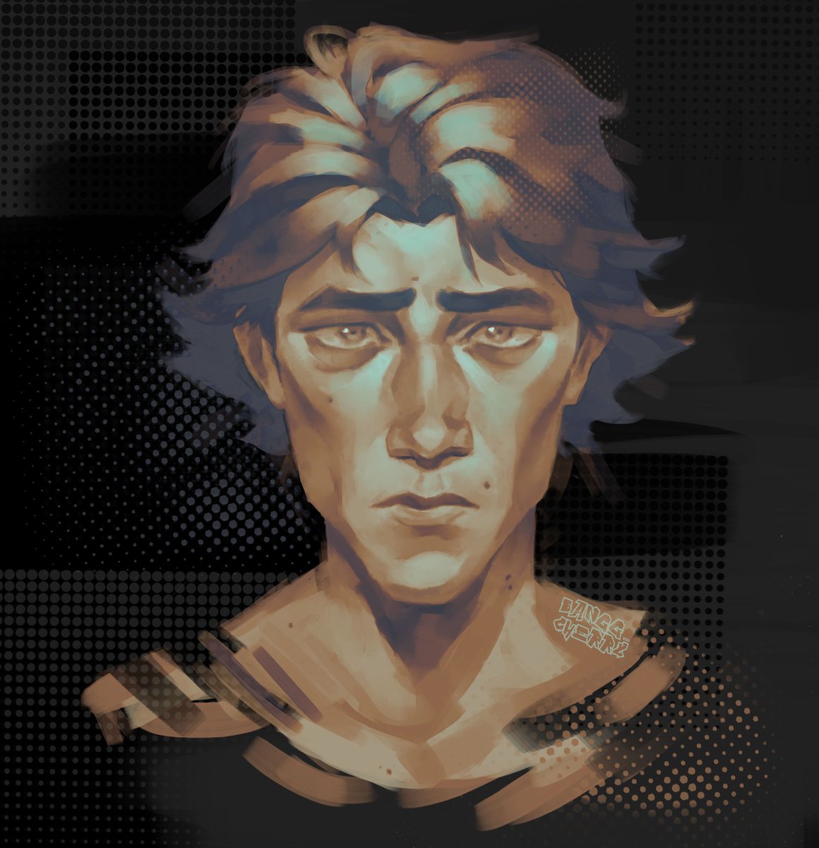 BgthatCy's tweet image. Testing new brush with Vector 

#Viktor #Arcane