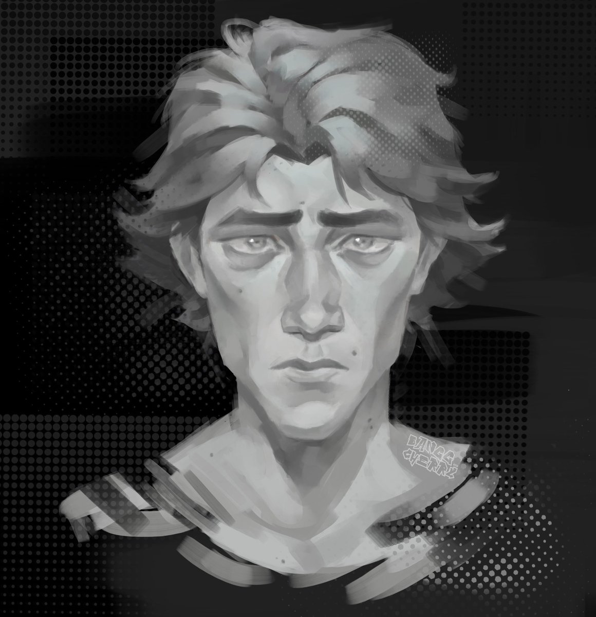 BgthatCy's tweet image. Testing new brush with Vector 

#Viktor #Arcane