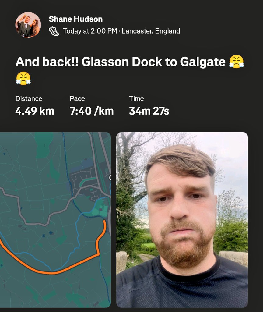1st one back.
No great times but 10k in the bag.

😤💪🏻
