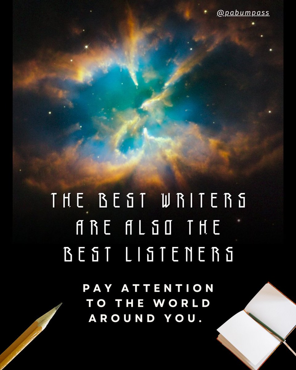 👂📚 #ObservationalWriting #InspirationEverywhere