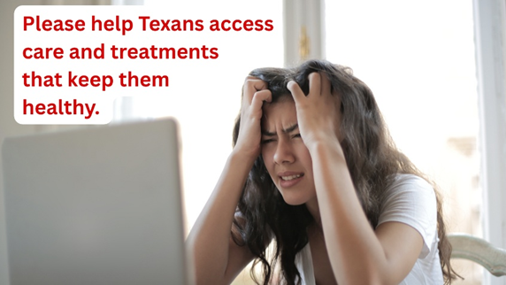 Texans for Health Access tweet media