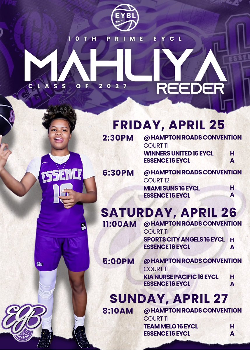 Mahliya Reeder (@mahliya_reeder1) on Twitter photo Check me out at Boo Williams 🛑 1. <a href="/EssenceGirlsBB/">Essence Girls Basketball</a> <a href="/cchs_ladycatsbb/">Camden County High School Lady Wildcats</a> <a href="/CoachShaySmith/">Shayla Smith</a> Check me out at Boo Williams 🛑 1. <a href="/EssenceGirlsBB/">Essence Girls Basketball</a> <a href="/cchs_ladycatsbb/">Camden County High School Lady Wildcats</a> <a href="/CoachShaySmith/">Shayla Smith</a>